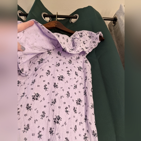 Light Purple Floral Top Loft - Picture 5 of 10